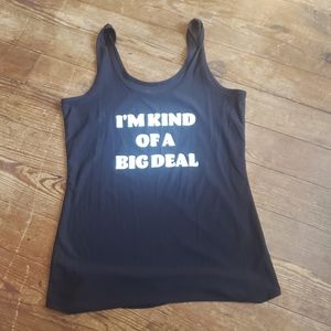 NoBo I'm Kind of a big deal tank top. Size lg 11-13